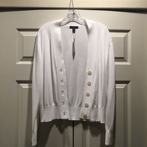 Cropped lightweight cardigan sweater